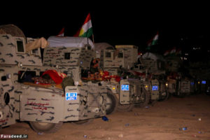 Peshmerga forces gather on the east of Mosul during preparations to attack Mosul, Iraq, October 16, 2016. REUTERS/Azad Lashkari